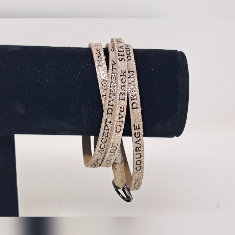 Good Works Leather Wrap Bracelet